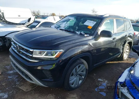2021 Volkswagen Atlas 3.6L V6 Sel z USA, uszkodzony, nr VIN 1V2BR2CA4MC572304